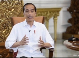 Presiden Jokowi Tegaskan Vaksin COVID-19 Gratis dan Dirinya Akan Jadi Penerima Vaksin COVID-19 Pertama di Indonesia