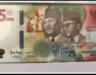 BI Rilis Pecahan Uang Rp 75.000 Dalam Rangka Peringatan Kemerdekaan 75 Tahun Republik Indonesia