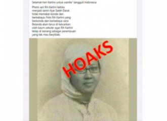 Hoaks Foto RA Kartini Berkerudung dan Berkacamata