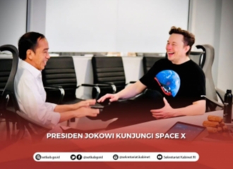 Presiden Jokowi Kunjungi SpaceX, Disambut Elon Musk yang Kenakan Kaus Rp 400 Ribu