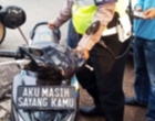 Plat Motor Bucin 'AKU MASIH SAYANG KAMU' yang Viral Setelah Ditindak Polisi