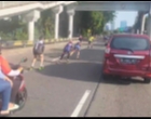 Viral Rombongan Pesepatu Roda Melintas di Jalan Raya Ibu Kota, Polda Metro: Tidak Boleh Itu Berbahaya!