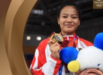 Windy Cantika Aisah Jadi Penyumbang Medali Pertama bagi Indonesia di Ajang Olimpiade Tokyo 2020
