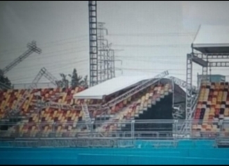 Atap Tribun Sirkuit Formula E di Ancol yang Roboh Akan Rampung Diperbaiki pada Kamis Besok
