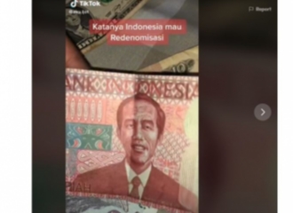 Viral Video Uang Rupiah Redenominasi Bergambar Presiden Jokowi, Ini Konfirmasi BI