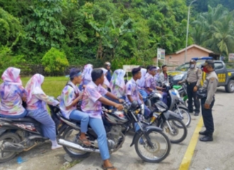 Konvoi Corat-coret di Tengah Pandemi Corona, Puluhan Pelajar di Sumut Diringkus Polisi