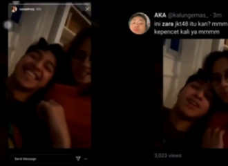 Heboh InstaStory Zara Adhisty Perihatkan Video Wanita Mirip Dirinya yang Dadanya Diremas Pria diduga Zaki Pohan