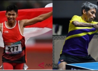Indonesia Menambah Koleksi Medali di Paralimpiade Tokyo 2020 Menjadi 3 Berkat Sapto Yogo Purnomo dan David Jacobs