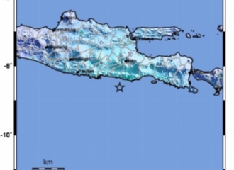 Gempa 6,2 Magnitudo Terjadi di Blitar Pada Jumat Malam Ini