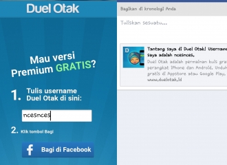 Inilah Cara Gratis Rubah Akun Duel Otak Menjadi Premium