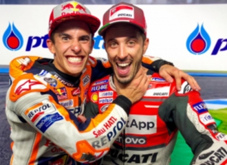 GP Thailand: Duel Berkelas Marquez & Dovizioso