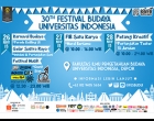 30th Festival Budaya Universitas Indonesia