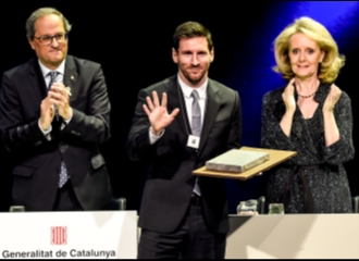 Lionel Messi Menerima Penghargaan Creu de Sant Jordi, Salah Satu Penghargaan Tertinggi di Catalunya