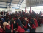Berkumpul di Stasiun Palmerah, Jakarta Pusat, Mahasiswa Bergerak Menuju Gedung DPR