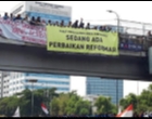 Demo Menggangu Lalu Lintas, Mahasiswa: 'Sedang Ada Perbaikan Reformasi'