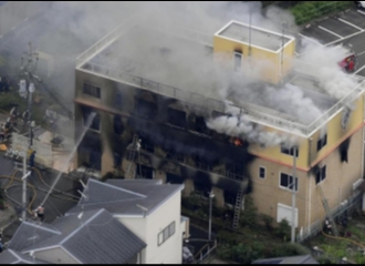 Seorang Pria Membakar Gedung Studio Anime KyoAni, 10 Orang Dilaporkan Tewas dan 40 Lainnya Luka-luka