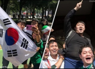 Piala Dunia 2018: Korsel Kalahkan Jerman, rakyat Meksiko Bergembira Bersama Rakyat & Pendukung Korea Selatan!!!!