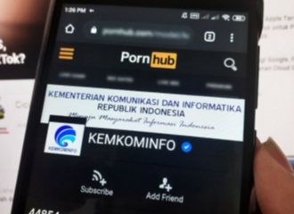 Netizen Heboh Ada Akun KEMKOMINFO Terverifikasi di Sebuah Situs Porno Ternama