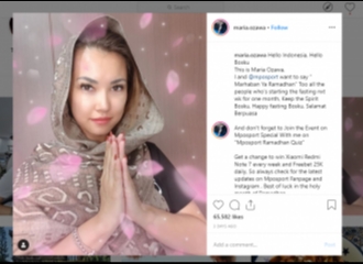 Viral Maria Ozawa Ucapkan 'Marhaban Ya Ramadhan' dan Selamat Berpuasa Kepada Masyarakat Indonesia