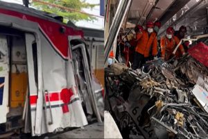Basarnas: 14 Korban Meninggal Dunia Dalam Kecelakaan Kereta Api di Stasiun Bekasi Timur Adalah Perempuan