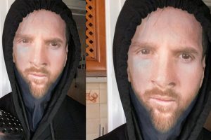 WN China Perampok Bertopeng Lionel Messi Ditangkap di Bali