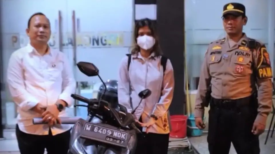 Perempuan di Lamongan Lapor Kehilangan Motor di Kos, Ternyata Lupa Ditinggal di Minimarket