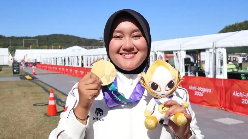 Nurisa Dian Ashrifah Jadi Atlet Indonesia Pertama Peraih Emas Cabor Panahan Asian Games