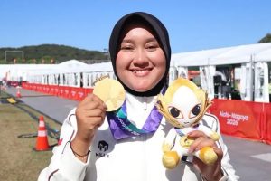Nurisa Dian Ashrifah Jadi Atlet Indonesia Pertama Peraih Emas Cabor Panahan Asian Games