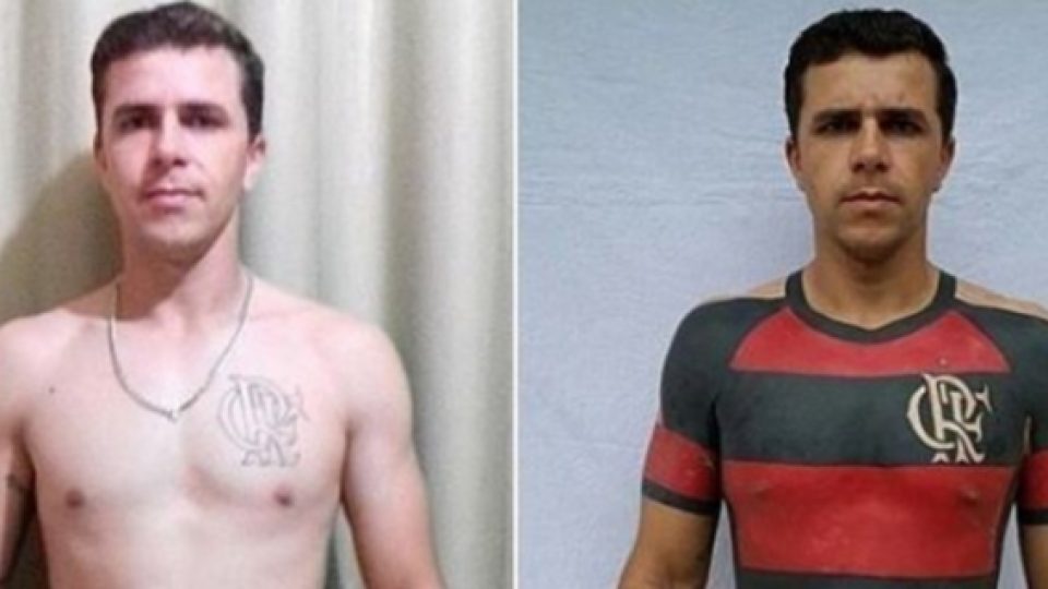 Pria Ini Mentato Tubuhnya Dengan Gambar Jersey Sepakbola Utuh