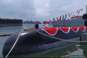 Peluncuran Kapal Selam Pertama Buatan Indonesia
