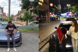Dihujat Karena Berpose Dengan Mobil Mewah Orang Lain, Pemuda Ini Disambangi Si Pemilik Mobil yang Ternyata Wanita Cantik