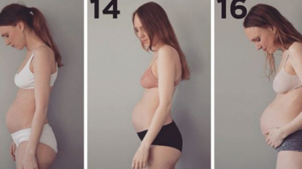 Wanita Ini Dokumentasikan Kehamilan Bayi Kembar Tiganya