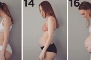 Wanita Ini Dokumentasikan Kehamilan Bayi Kembar Tiganya