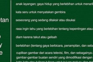 Alay,Lebay,Kepo,Cihui,Gebetan,Nyokap,Meme Kini Masuk Dalam Kamus Besar Bahasa Indonesia