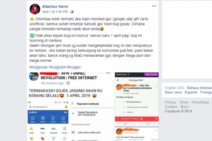 Klarifikasi Gojek Terkait Bug Pada Gopay Untuk Borong Google Play Code