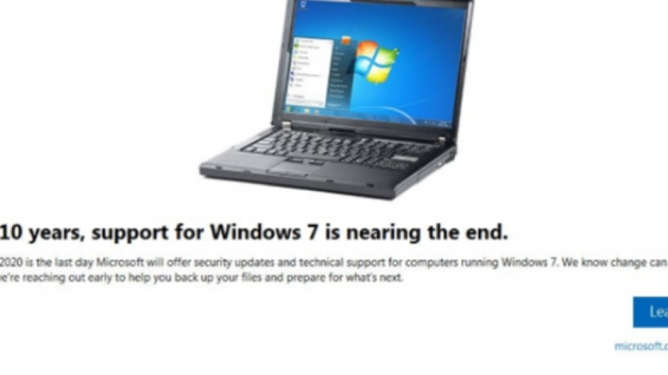 Besok, Layanan Dukungan Untuk Windows 7 Akan Dihentikan Microsoft