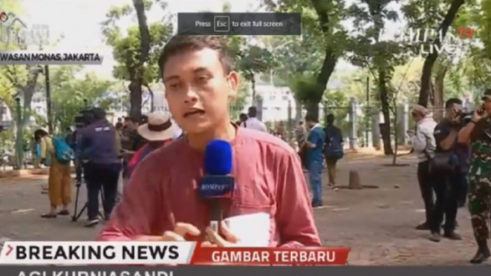 BREAKING NEWS: Sebuah Granat Meledak di Monas, 2 Anggota TNI Terluka