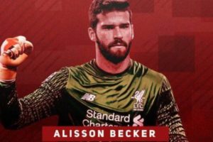 Alisson Becker Resmi Berseragam Liverpool