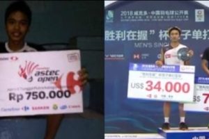 Kalahkan Para Raksasa, Ginting Juara Cina Terbuka
