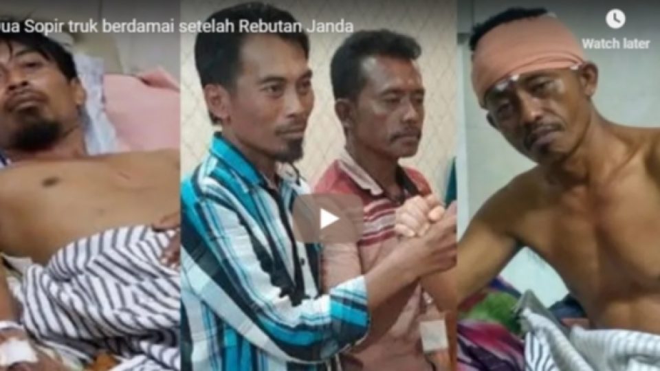 Memperebutkan Seorang Janda Hingga Adu Bacok, Dua Pria Ini Berdamai Karena Sama-Sama Tak Dipilih Oleh Si Janda