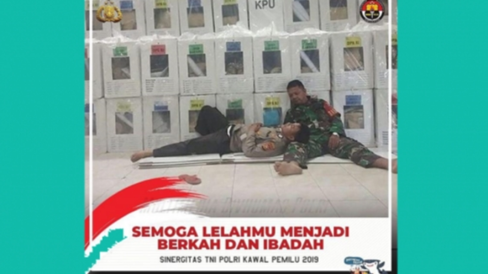 Para Pahlawan yang Gugur dalam Melancarkan Kelangsungan Pemilu 2019