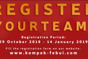 OPEN REGISTRATION COMPETITION KOMPeK21