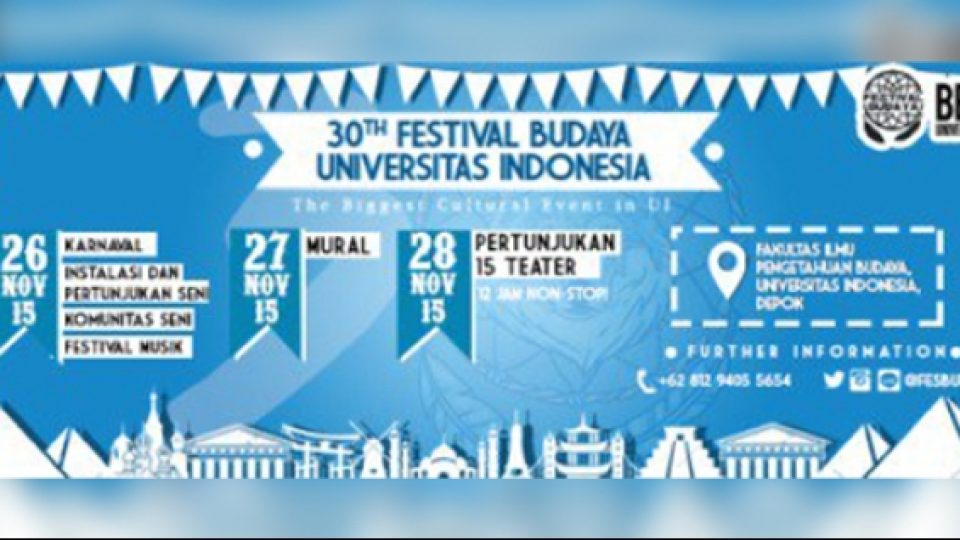 30th Festival Budaya Universitas Indonesia