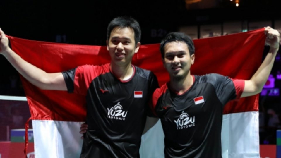 Duet Ganda Putra Bulutangkis Indonesia Juarai Kejuaraan Dunia BWF Untuk Ketiga Kalinya