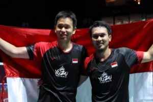 Duet Ganda Putra Bulutangkis Indonesia Juarai Kejuaraan Dunia BWF Untuk Ketiga Kalinya