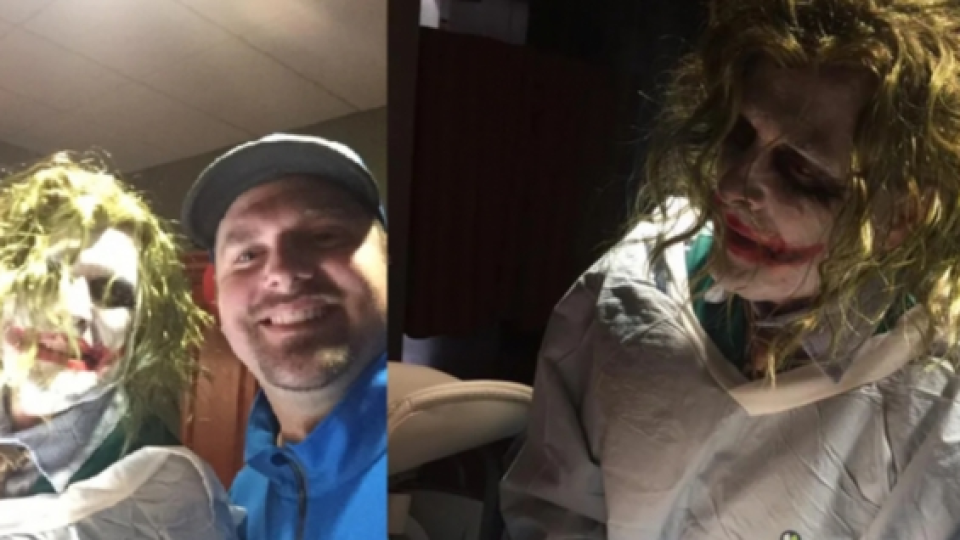 'Joker' Baik Hati yang Membantu Kelahiran Seorang Bayi Perempuan di Hari Halloween