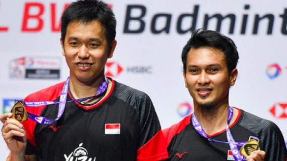 Bulutangkis: Hendra Setiawan dan Mohammad Ahsan Juarai BWF World Finals Tour 2019 Kategori Ganda Putra