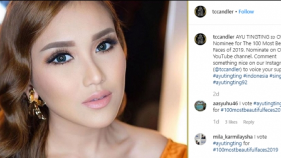 Ayu Ting TIng dan Chelsea Islan Dinominasikan Dalam Penghargaan Most Beautiful Faces 2019 Versi TC Candler