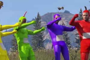 Inilah Jadinya Jika Teletubies Bertransformasi Menjadi GTA V