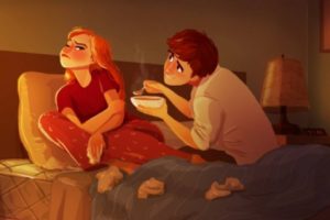 25 Gambar Ilustrasi yang Merepresentasikan Cinta & Patah Hati